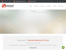 Tablet Screenshot of epixelsolutions.com
